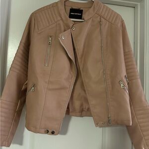 Urban Republic Women's Blush Leather Jacket